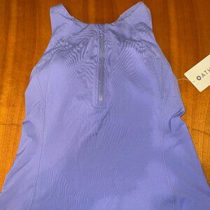 Womens Athleta brand Riptide Tankini top periwinkle blue